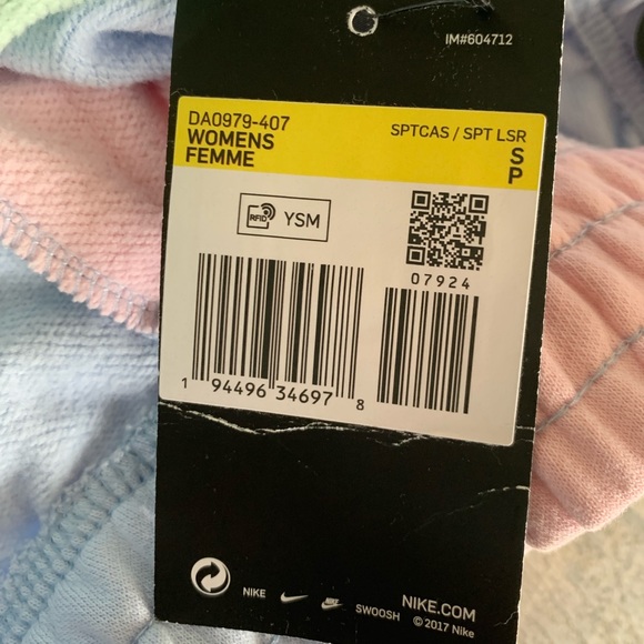 Nike pastel colour block joggers brand new with tags size small - Picture 7 of 10